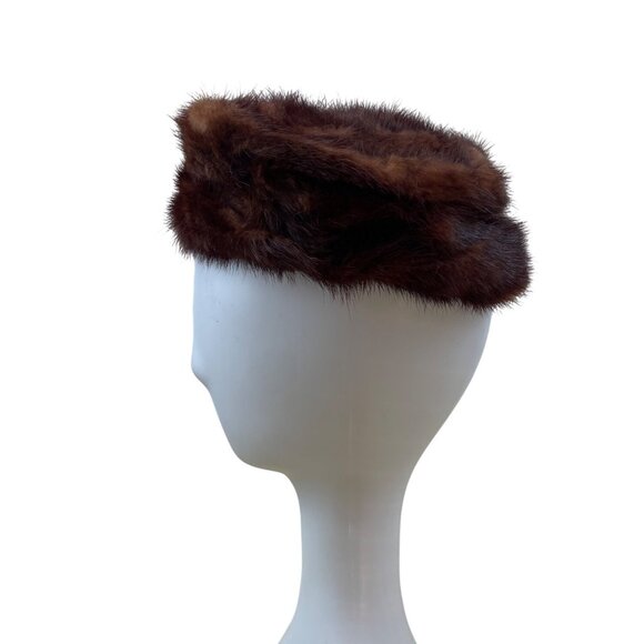 Vintage Sheppard Mink Fur Hat Made Expressly For Richs Atlanta - Picture 4 of 6